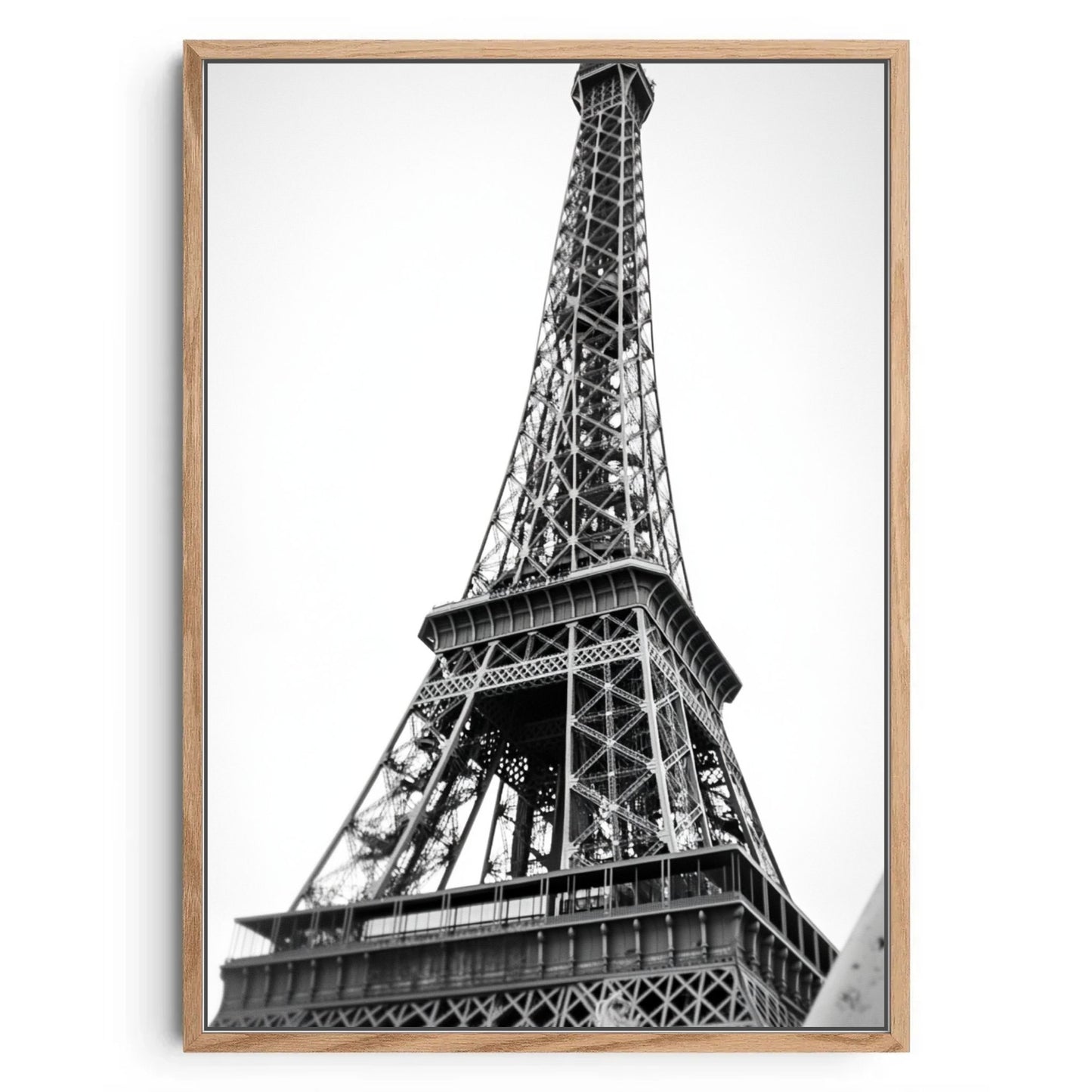 Parisian Elegance" – Black & White Eiffel Tower Photography