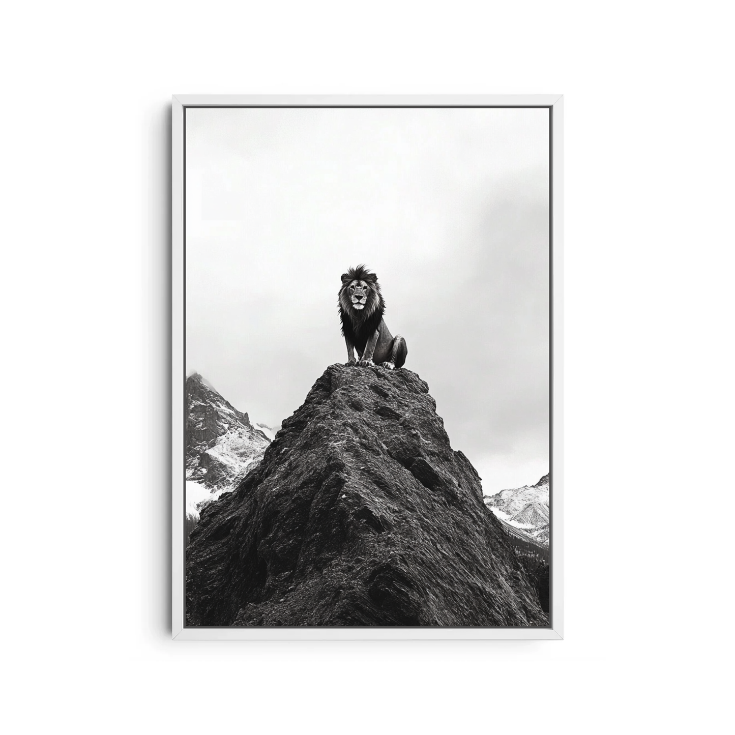 King of the Heights Regal Lion on the Summit