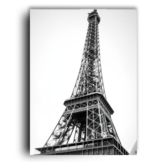 Parisian Elegance" – Black & White Eiffel Tower Photography