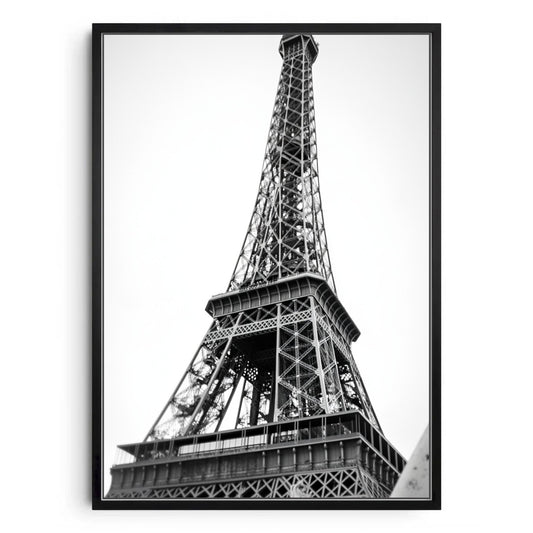 Parisian Elegance" – Black & White Eiffel Tower Photography
