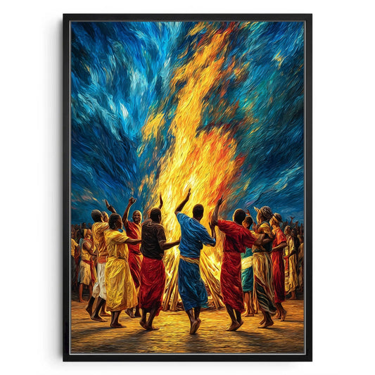 Tribal Bonfire Dance