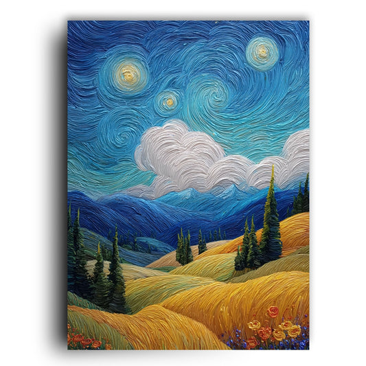 Starry Meadow Dreams