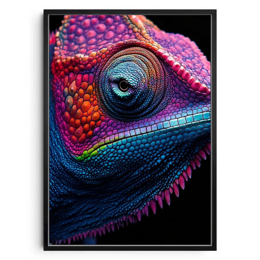 Vibrant Chameleon Wall Art – Bold & Unique Statement 🎨🦎